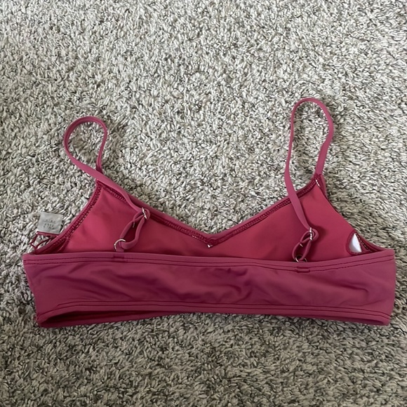 cute tillys dark pink bikini top - Picture 2 of 3